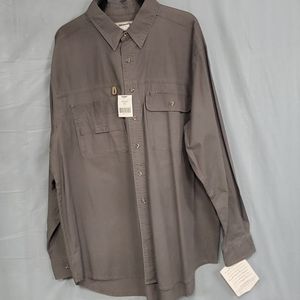 NWT Wrangler 100% cotton LS button down